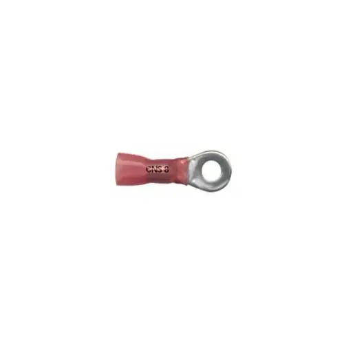 Poly Crimp 'N Seal 8 AWG Standard Ring Terminal #10 Stud Poly Crimp 'N Seal 8 AWG Standard Ring Terminal #10 Stud