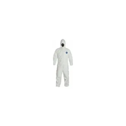 Tyvek 400 MD Protective Suit W/Hood, 25/BX