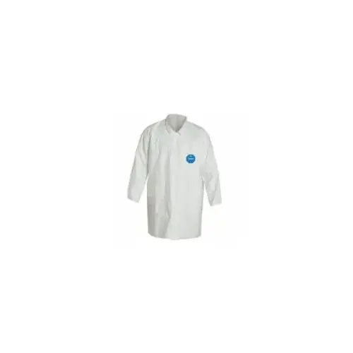 Tyvek 400 Lab Coat 2 XL**Must Buy Case of 30 Coats** Tyvek 400 Lab Coat 2 XL**Must Buy Case of 30 Coats**