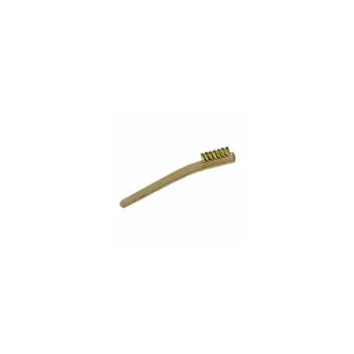 Brass Bristle Brush 3 x 19 W/13-3/4" Wood Handle Brass Bristle Brush 3 x 19 W/13-3/4" Wood Handle