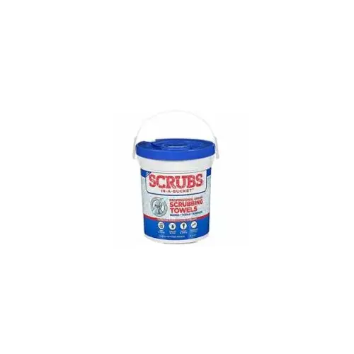 Scrubs in-a-Bucket Citrex Scent 10x12 72/BK Scrubs in-a-Bucket Citrex Scent 10x12 72/BK