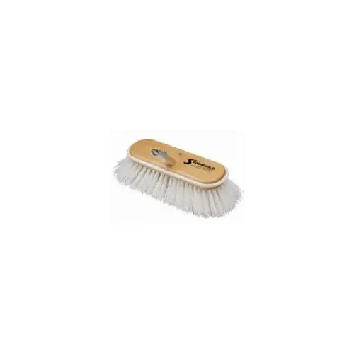 10" Deck Brush Stiff Polypropylene White 10" Deck Brush Stiff Polypropylene White