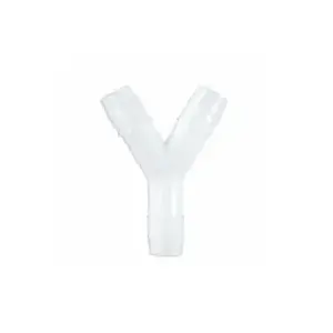 US Plastics 62256 Polypropylene "Y" Con 1/2" x 1/2" x 1/2"