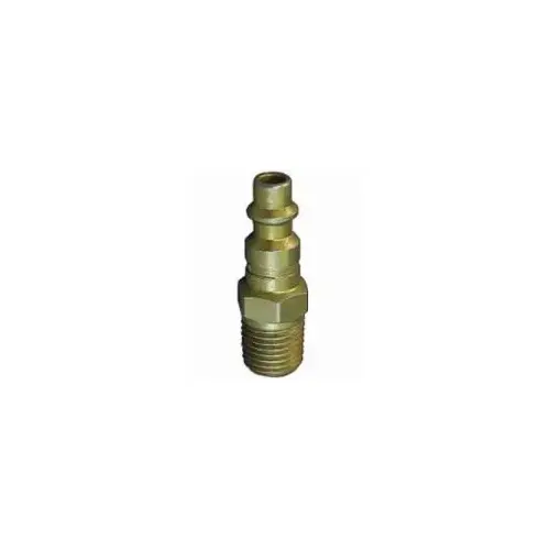 Brass Interchange Plug 1/4"NPT Male X 3/8" IND