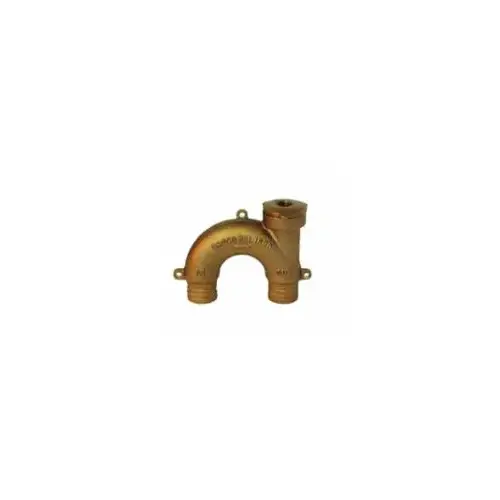 3/4" Barb Bronze Vented Loop - Cap with 1/2" NPT 3/4" Barb Bronze Vented Loop - Cap with 1/2" NPT