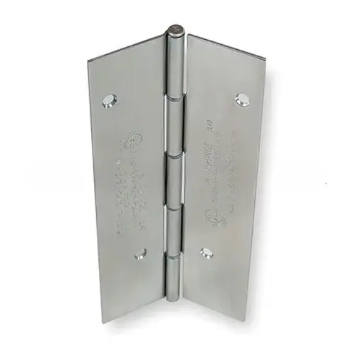 7' Edge Mount Stainless Steel Pin and Barrel Continuous Hinge Stainless Steel Finish 7' Edge Mount Stainless Steel Pin and Barrel Continuous Hinge Stainless Steel Finish