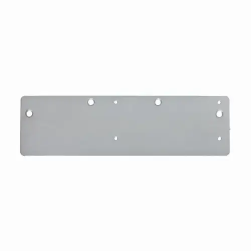 Pull Side Top Jamb Drop Plate for DCH1000 Aluminum Finish Pull Side Top Jamb Drop Plate for DCH1000 Aluminum Finish
