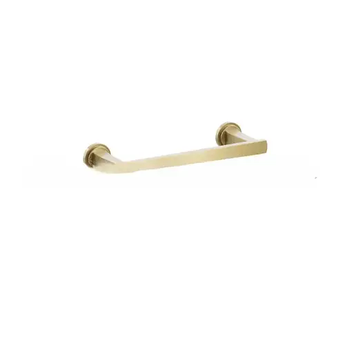 9" Transitional Flared Towel Bar with Step Disc Rose French Antique Brass Finish 9" Transitional Flared Towel Bar with Step Disc Rose French Antique Brass Finish