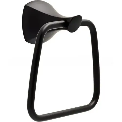 Sandover Towel Ring Matte Black Finish Sandover Towel Ring Matte Black Finish