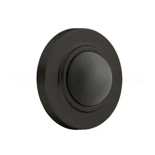 Convex 2-1/2" Round Wall Stop Matte Black Finish Convex 2-1/2" Round Wall Stop Matte Black Finish
