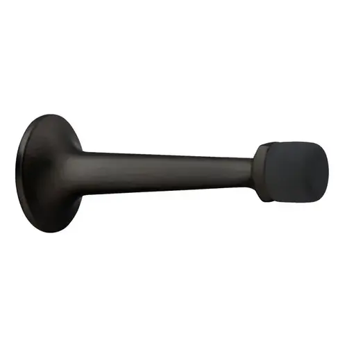 3" Rigid Door Stop Matte Black Finish 3" Rigid Door Stop Matte Black Finish
