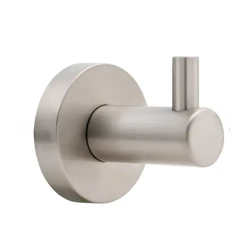 Contemporary Single Robe Hook Satin Nickel Finish Contemporary Single Robe Hook Satin Nickel Finish