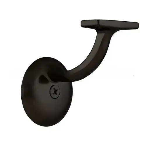2-3/16" x 3-1/4" Jumbo Heavy Duty Handrail Bracket Matte Black Finish