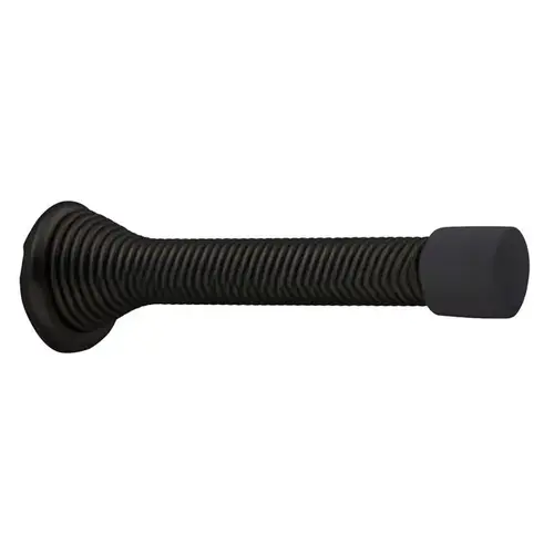 3-3/4" Jumbo Spring Door Stop Matte Black Finish 3-3/4" Jumbo Spring Door Stop Matte Black Finish