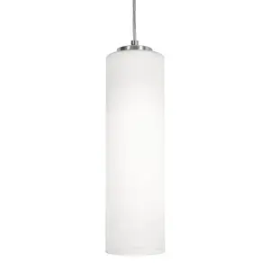AFX LEOP0412MBSN Afx Leo 12" One-Light Medium Base Pendant, Satin Nickel
