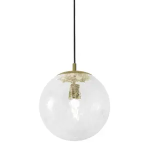 AFX PLAP09MBLB Afx Palla 9" One-Light Medium Base Pendant, Light Antique Brass