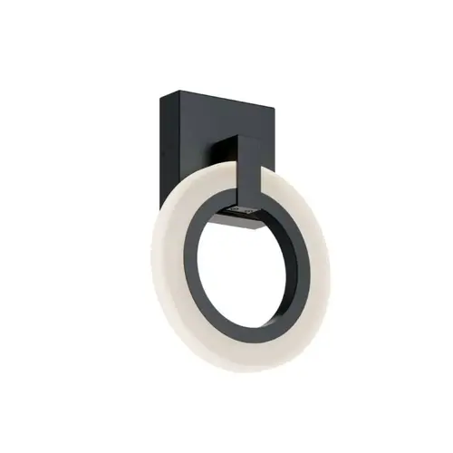 Afx Halo 11" LED Indoor Wall Sconce, 27/30/35/40/50k, Black