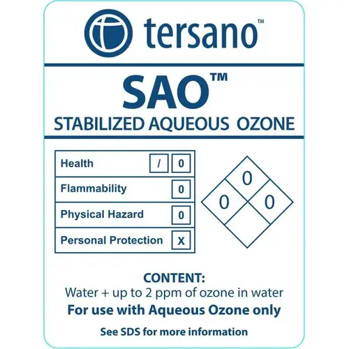 Tersano Sao Secondary Bottle Labels Package Of 100