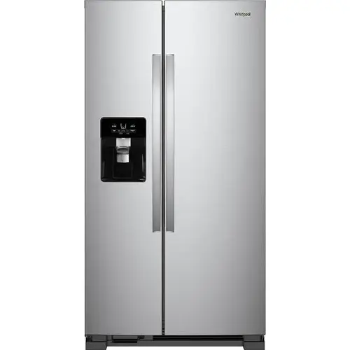 21.4 Cu. Ft. Side By Side Refrigerator With Ice Maker, Stainlses Steel, ADA 21.4 Cu. Ft. Side By Side Refrigerator With Ice Maker, Stainlses Steel, ADA