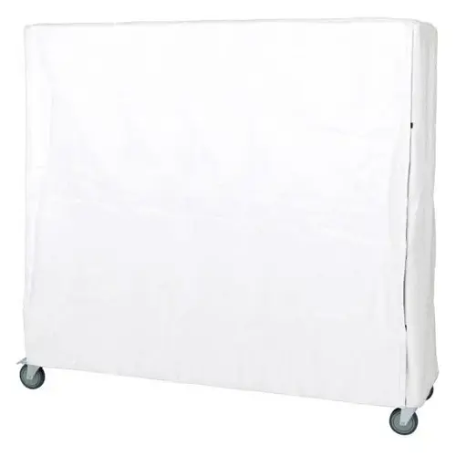 Cart Cover 400 Denier White Nylon Velcro Closure 24wx72lx74h Inch Cart Cover 400 Denier White Nylon Velcro Closure 24wx72lx74h Inch