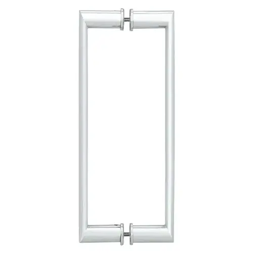 18" Satin Chrome Back-to-Back Oval/Round Towel Bar 18" Satin Chrome Back-to-Back Oval/Round Towel Bar