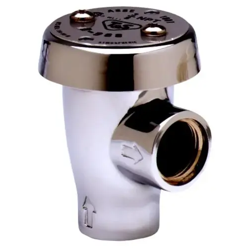 Vacuum Breaker, 3/8" Npt Inlet & Outlet, Atmospheric, Polished Chrome Finish