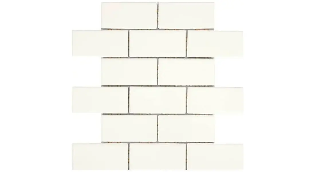Daltile RE1524BWHD1P2 Restore Bright White 12 in. x 12 in. x 6.35