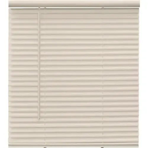 TruTouch 47x72" Cordless 1" Deluxe Vinyl Mini Blind Alabaster