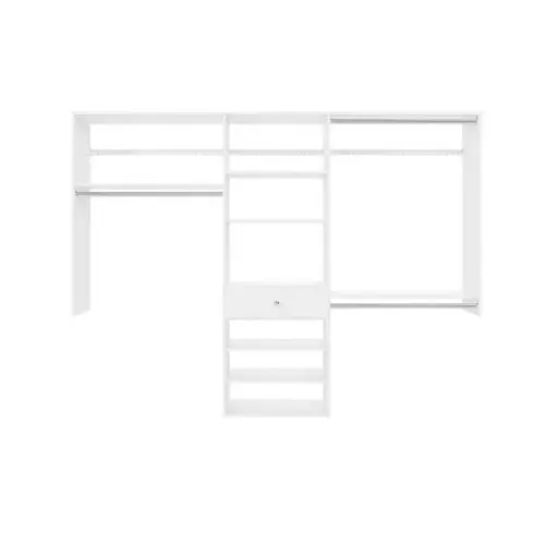8-Foot Perfect Fit Reach-In Closet White