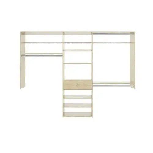 8-Foot Perfect Fit Reach-In Closet Honey Blonde 8-Foot Perfect Fit Reach-In Closet Honey Blonde