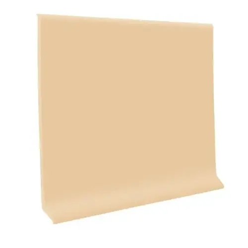 Roppe 4 In X .125 In X 48 In Camel Vinyl Wall Cove Base