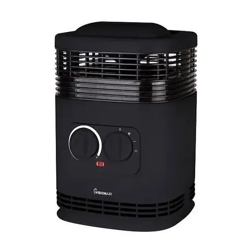 10 In. 1500W/750W Fan Forced Ceramic Heater Black 10 In. 1500W/750W Fan Forced Ceramic Heater Black