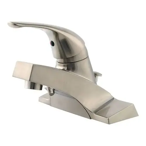 Pfister Single Control 4" Centerset Bathroom Faucet Brushed NICKEL Pfister Single Control 4" Centerset Bathroom Faucet Brushed NICKEL