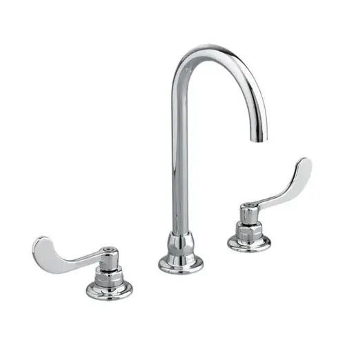 American Standard Monterrey 0.35 GPM 3-Hole Widespread Bathroom Faucet Chrome American Standard Monterrey 0.35 GPM 3-Hole Widespread Bathroom Faucet Chrome