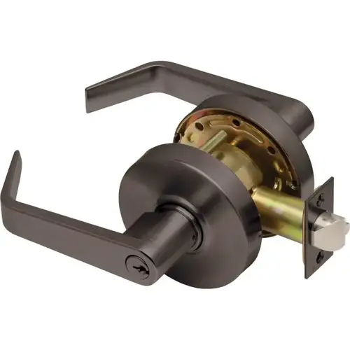C2000 Cylindrical Storeroom Lock Regular Lever 6-Pin Keyway Satin Bronze C2000 Cylindrical Storeroom Lock Regular Lever 6-Pin Keyway Satin Bronze
