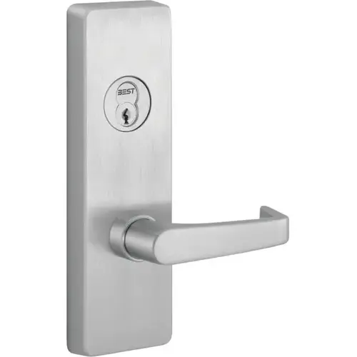 Precision Satin Stainless Steel Key Controls Lever Rhr Trim For Exit Device