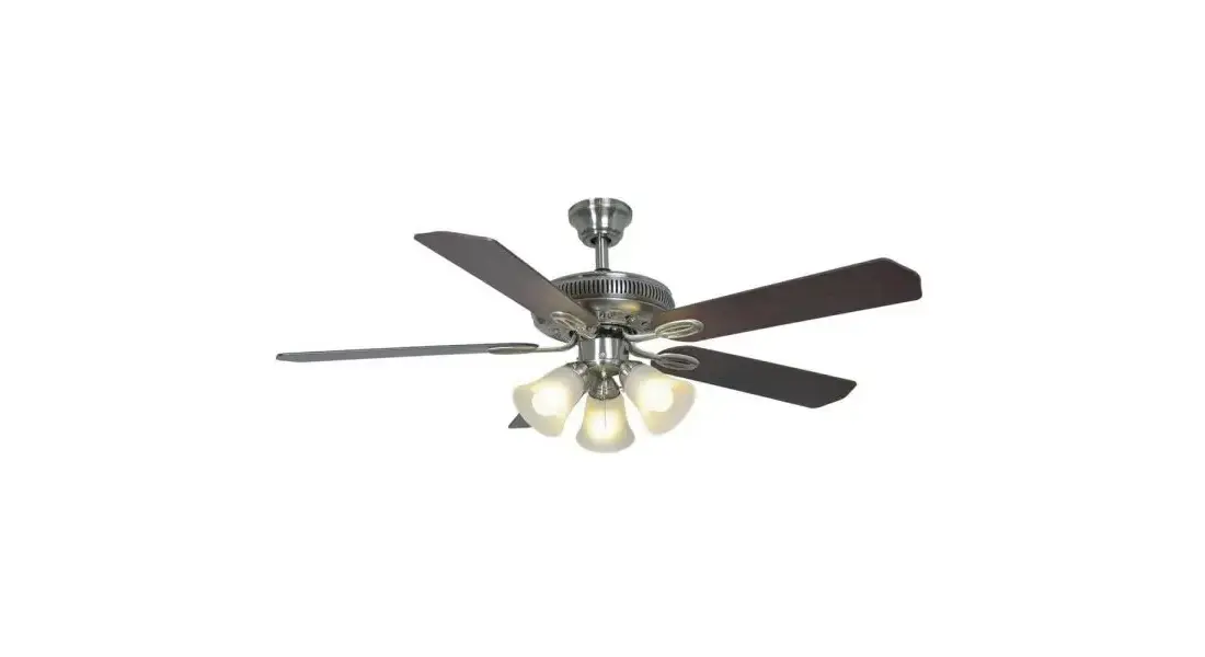 Hampton Bay AG524I-BN Glendale 52 in. Indoor Brushed Nickel