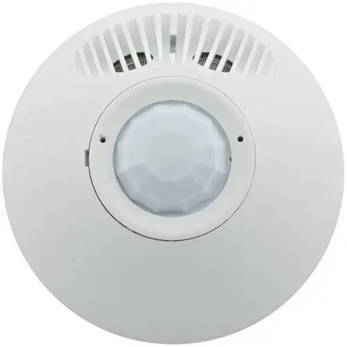 HUBBELL WIRING Adaptive Dual (Ultrasonic and Passive Infrared) Ceiling Sensor Off White