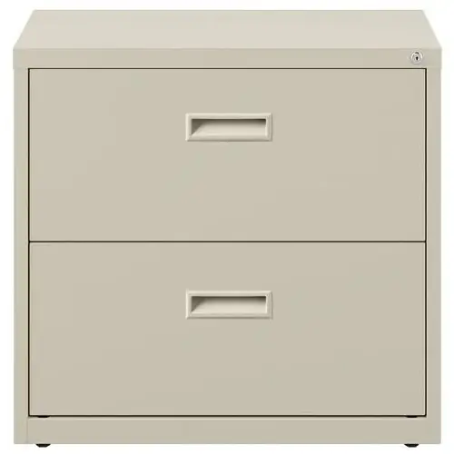 Hirsh 30" Wide 2 Drawer Lateral File Cabinet Putty