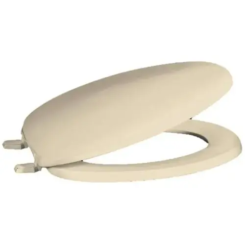 Elongated Closed Front Toilet Seat in Bone Elongated Closed Front Toilet Seat in Bone