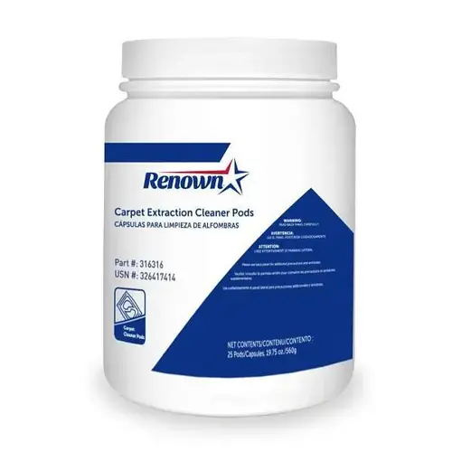 Carpet Extraction Cleaner Pod (25 Pods Per Container) Carpet Extraction Cleaner Pod (25 Pods Per Container)