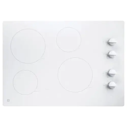 30" Built-In Knob Control Electric Cooktop Jp3030twww 30" Built-In Knob Control Electric Cooktop Jp3030twww