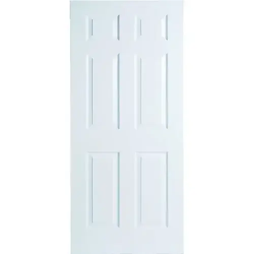 34 In. X 80 In. 1.375 In. Primed 6-Panel Hollow Core Composite Slab Interior Door 34 In. X 80 In. 1.375 In. Primed 6-Panel Hollow Core Composite Slab Interior Door
