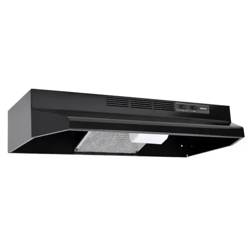 24-Inch Convertible Range Hood Black 230 Max Blower CFM 24-Inch Convertible Range Hood Black 230 Max Blower CFM