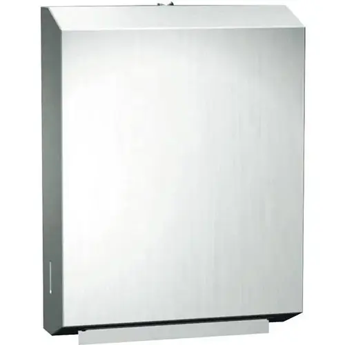 Surface Mounted Paper Towel Dispenser (Multi C-Fold) Satin Surface Mounted Paper Towel Dispenser (Multi C-Fold) Satin