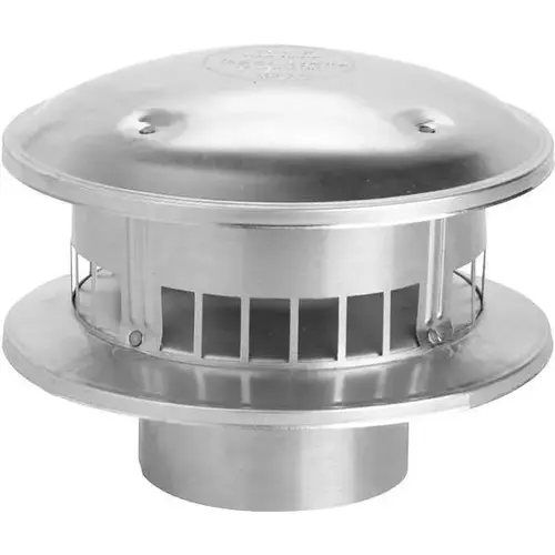 5 In. Steel Round Gas Vent Top