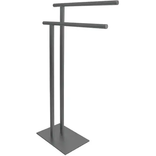 European Pedestal Bath Towel Rack in Oil Rubbed Bronze