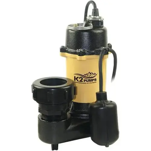 3/4 HP Submersible Effluent Pump with Tether Switch