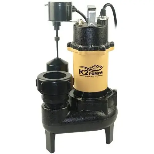 1/2 HP Submersible Cast Iron Sewage Ejector Pump