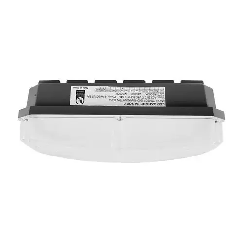 Simply Conserve 10" Parking Garage/canopy LED Fixture, Adjust Wattage And Kelvin
